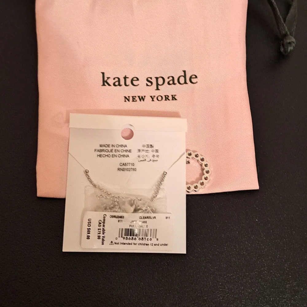 Kate Spade Full Circle Pendant NWT